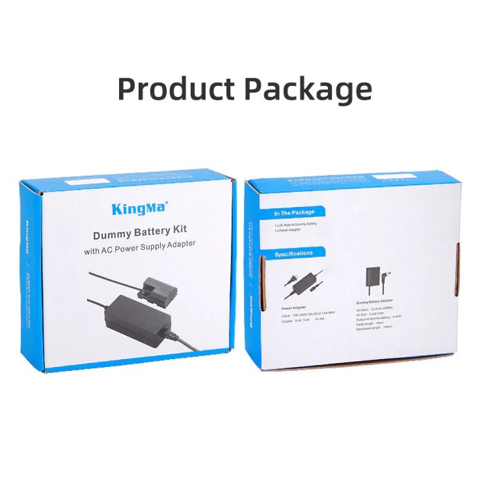 KingMa Dummy Battery Kit With AC Power Supply Adapter for Sony NP-FZ100 KingMa Dummy Battery Kit With AC Power Supply Adapter for Sony NP-FZ100