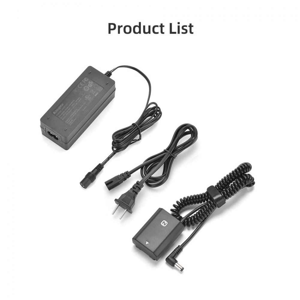 KingMa Dummy Battery Kit With AC Power Supply Adapter for Sony NP-FZ100 KingMa Dummy Battery Kit With AC Power Supply Adapter for Sony NP-FZ100