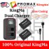 KingMa LP-E17 Battery / LCD Dual Charger Kit 1040mAh Canon E17 LPE17 for RP R8 R50 750D 800D 850D R50 R100 R10