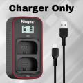 KingMa LP-E6NH 2400mAh Battery with FREE Battery Case / LCD Dual Charger Kit for Canon EOS KingMa LP-E6NH 2400mAh Battery with FREE Battery Case / LCD Dual Charger Kit for Canon EOS