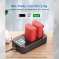 KingMa LP-E6NH 2400mAh Battery with FREE Battery Case / LCD Dual Charger Kit for Canon EOS KingMa LP-E6NH 2400mAh Battery with FREE Battery Case / LCD Dual Charger Kit for Canon EOS
