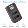 KingMa NB-13L 1010 mAh Battery with FREE battery case / LCD Dual Charger Kit for Canon KingMa NB-13L 1010 mAh Battery with FREE battery case / LCD Dual Charger Kit for Canon