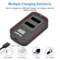 KingMa NB-13L 1010 mAh Battery with FREE battery case / LCD Dual Charger Kit for Canon KingMa NB-13L 1010 mAh Battery with FREE battery case / LCD Dual Charger Kit for Canon