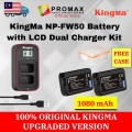 KingMa NP-FW50 1080 mAh Battery with FREE battery case / LCD Dual Charger Kit for Sony KingMa NP-FW50 1080 mAh Battery with FREE battery case / LCD Dual Charger Kit for Sony