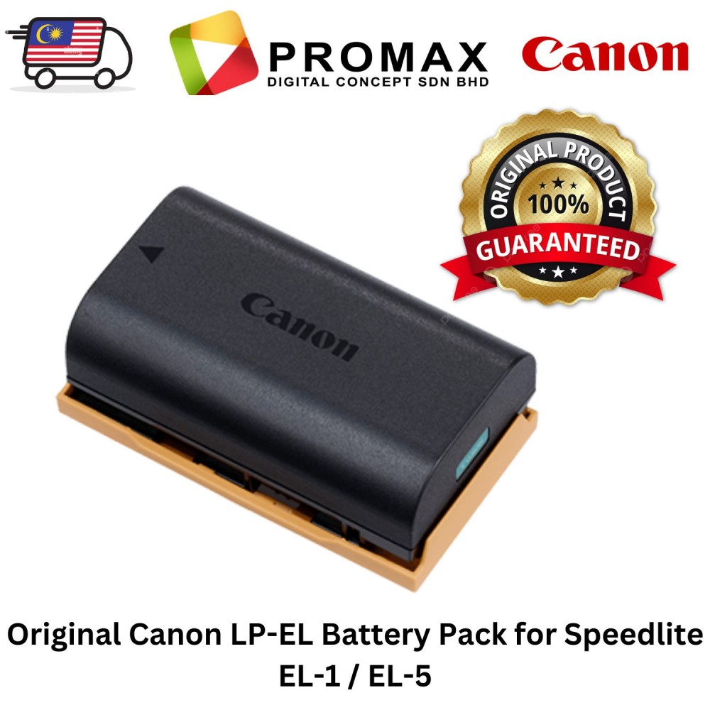 Original Canon LP-EL Lithium-Ion Battery Pack for Speedlite EL-1 / EL-5 Original Canon LP-EL Lithium-Ion Battery Pack for Speedlite EL-1 / EL-5