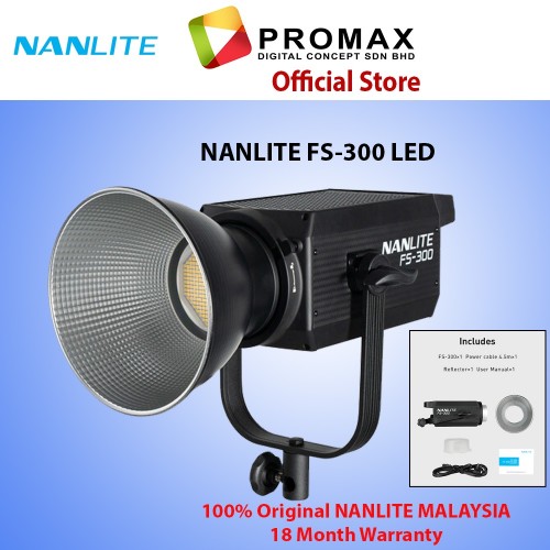 Nanlite FS-300 AC LED Studio Light Daylight Photography Video