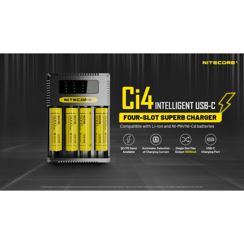 Nitecore Ci2 & Ci4 Intelligent USB-C Superb Chargers Nitecore Ci2 & Ci4 Intelligent USB-C Superb Chargers
