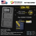 NITECORE USN4 PRO TYPE C USB-C Dual Battery Slots USB Charger for Sony NP-FZ100 NITECORE USN4 PRO TYPE C USB-C Dual Battery Slots USB Charger for Sony NP-FZ100