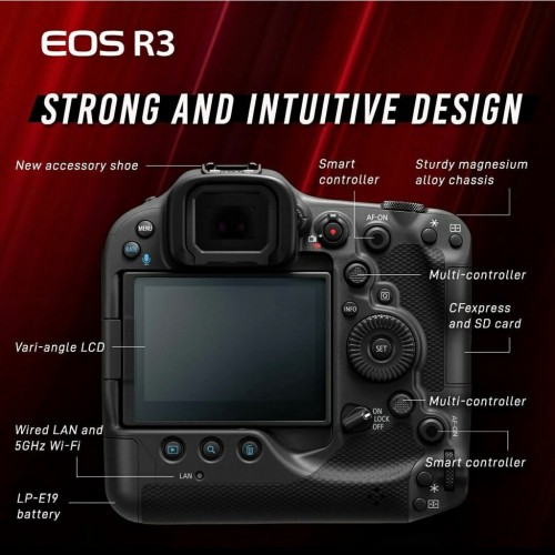CANON EOS R3 BODY Mirrorless Camera 100% Original CANON Malaysia