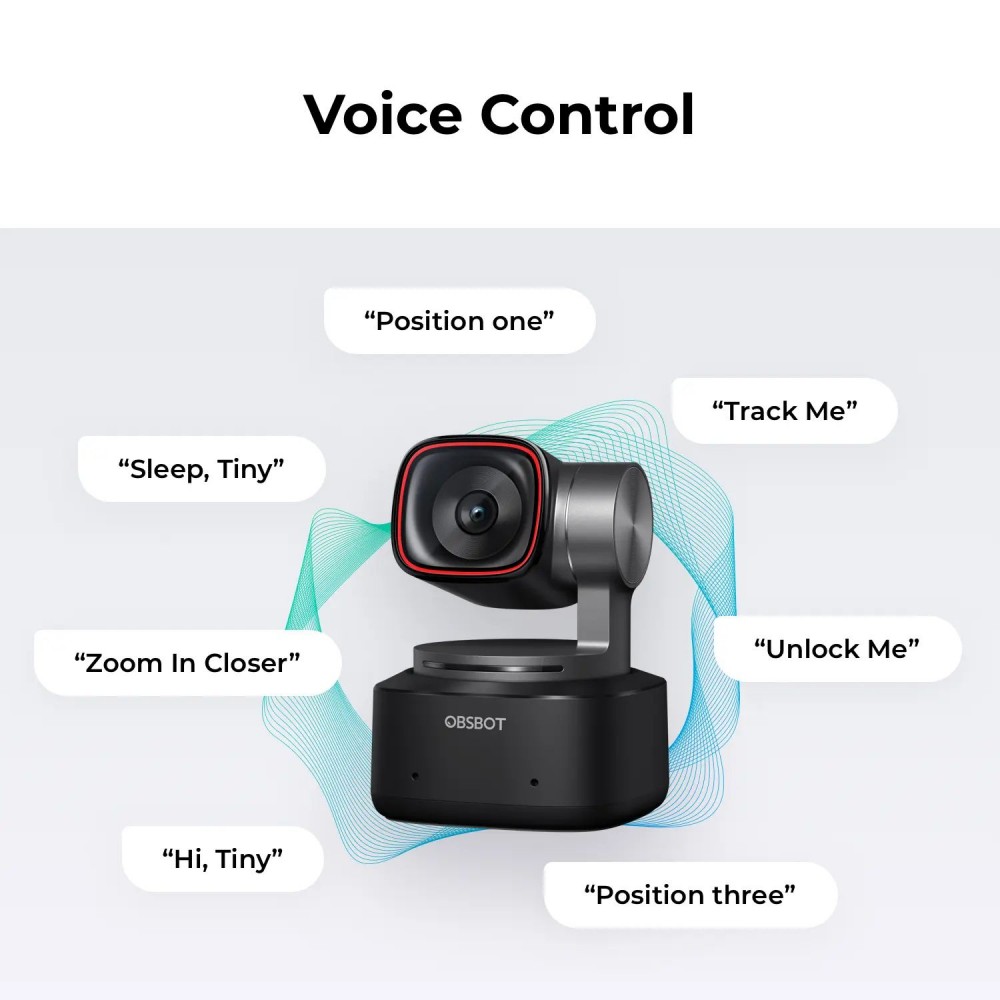 OBSBOT Tiny 2 AI-Powered PTZ 4K Webcam OBSBOT Tiny 2 AI-Powered PTZ 4K Webcam
