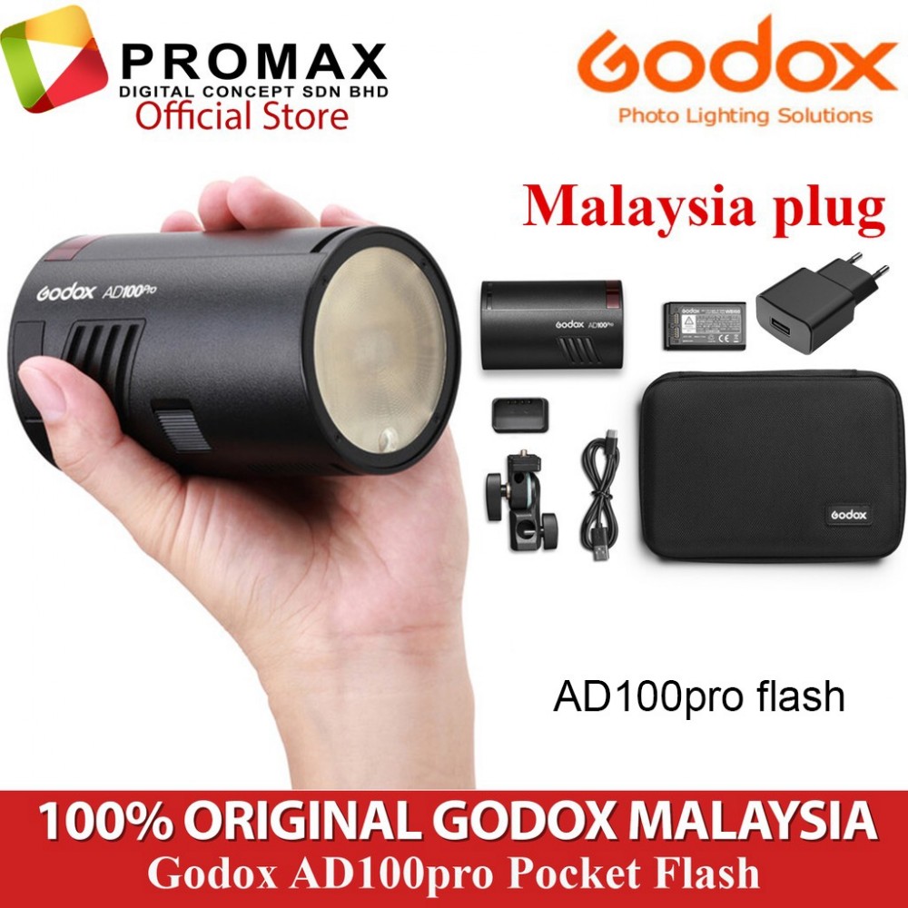 GODOX AD100 PRO POCKET FLASH / OUTDOOR STROBE TTL- GODOX MALAYSIA GODOX AD100 PRO POCKET FLASH / OUTDOOR STROBE TTL- GODOX MALAYSIA