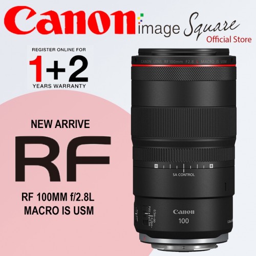 Original Canon RF 100mm f2.8L Macro IS USM Lens 100% Original Canon Malaysia