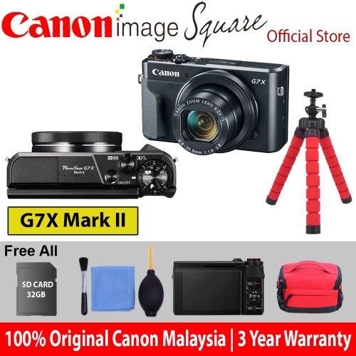 Canon Powershot G7X MkII Compact camera ( Canon Malaysia Warranty )