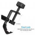 ProMax Pop Filter For Microphone Dual Layered Wind Pop Screen With Flexible 360° Gooseneck Clip ProMax Pop Filter For Microphone Dual Layered Wind Pop Screen With Flexible 360° Gooseneck Clip