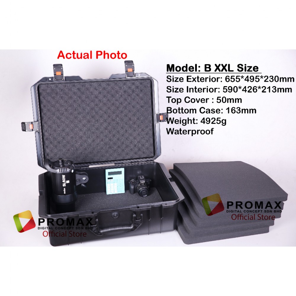 PROMAX Pull Rod Hard Roller PP Carry Case 5129 with Foam Watertight Dustproof Crushproof Photography Drone SMRITI PROMAX Pull Rod Hard Roller PP Carry Case 5129 with Foam Watertight Dustproof Crushproof Photography Drone SMRITI