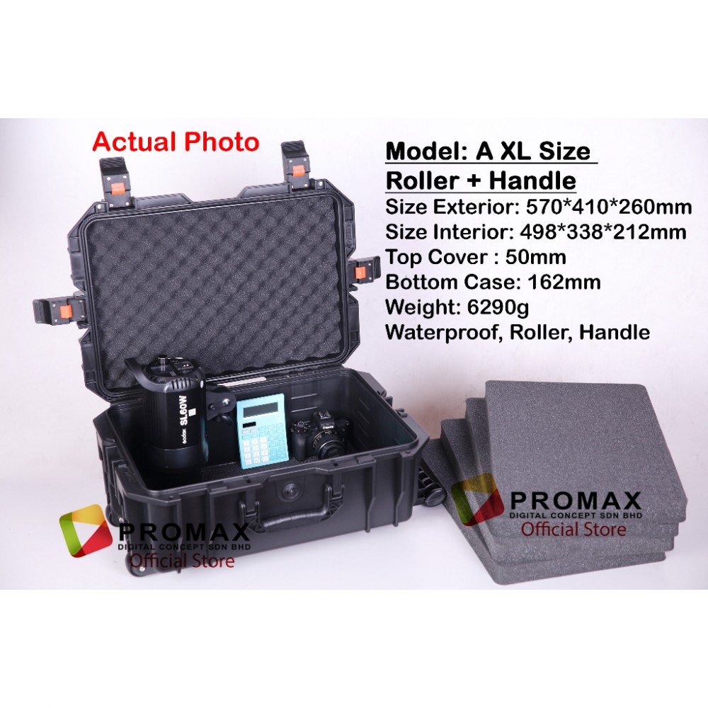 PROMAX Pull Rod Hard Roller PP Carry Case 5129 with Foam Watertight Dustproof Crushproof Photography Drone SMRITI PROMAX Pull Rod Hard Roller PP Carry Case 5129 with Foam Watertight Dustproof Crushproof Photography Drone SMRITI