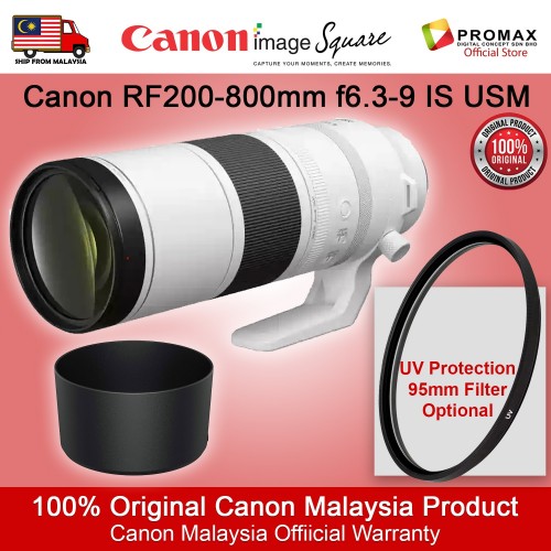 CANON RF200-800MM F/6.3-9 IS STM (Original Canon Malaysia)