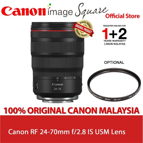 Canon RF 24-70mm f2.8L IS USM (100% Original Canon Malaysia 3 Years Warranty ) for EOS R Series