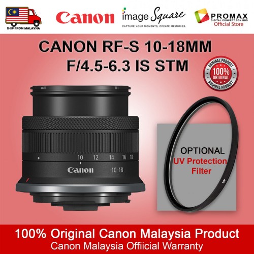 CANON RF-S 10-18MM F/4.5-6.3 IS STM (Original Canon Malaysia)