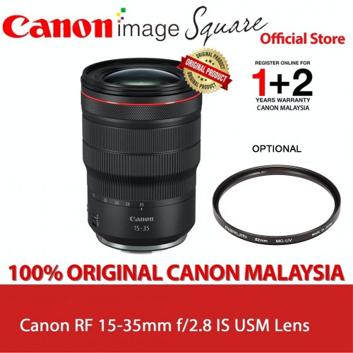 Canon RF 15-35mm f/2.8L IS USM (100% Original Canon Malaysia 3 Years Warranty ) for EOS R Series