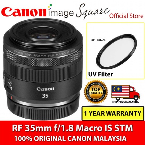 Canon RF 35mm F1.8 Macro IS STM (Original Canon Malaysia)