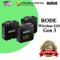 RODE Wireless GO (Gen 3) Compact Wireless Microphone System RODE Wireless GO (Gen 3) Compact Wireless Microphone System