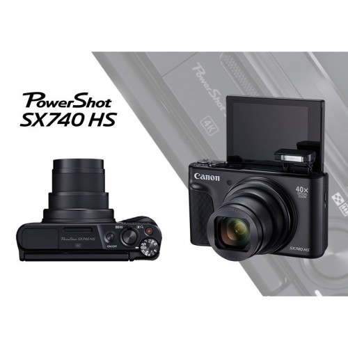 Canon PowerShot SX740 HS Digital Camera-BLACK 100% Original Canon Warranty