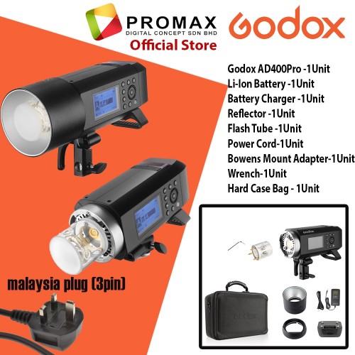Godox AD400pro with all-in-one outdoor flash (Original Godox)