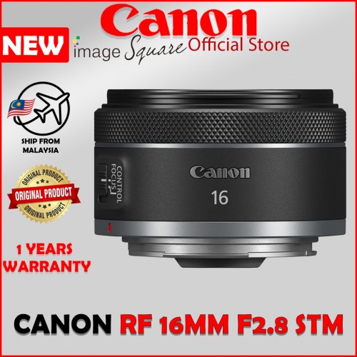 ORIGINAL CANON RF 16MM F2.8 STM 100% Original CANON Malaysia