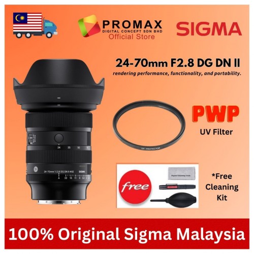 Sigma 24-70mm F2.8 DG DN II for Sony E Mount 100% Original Sigma Malaysia