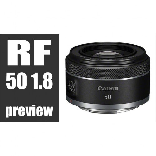 Canon RF 50mm f1.8 STM Lens 100% Original Canon Malaysia - 1 year warranty