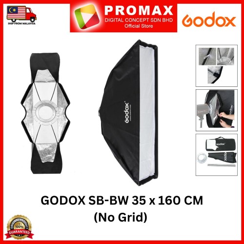  Godox SB-BW SB-FW 35X160 CM Strip Honeycomb Grid Rectangular Softbox Bowens Mount