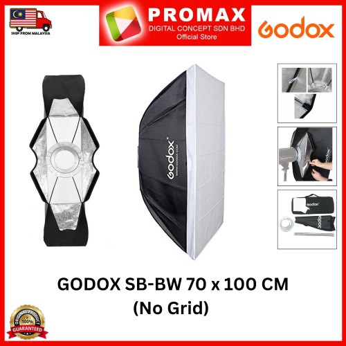 Godox SB-FW SB-BW 70X100CM With Grid Honeycomb Softbox Bowens Mount (100% ORIGINAL GODOX MALAYSIA)
