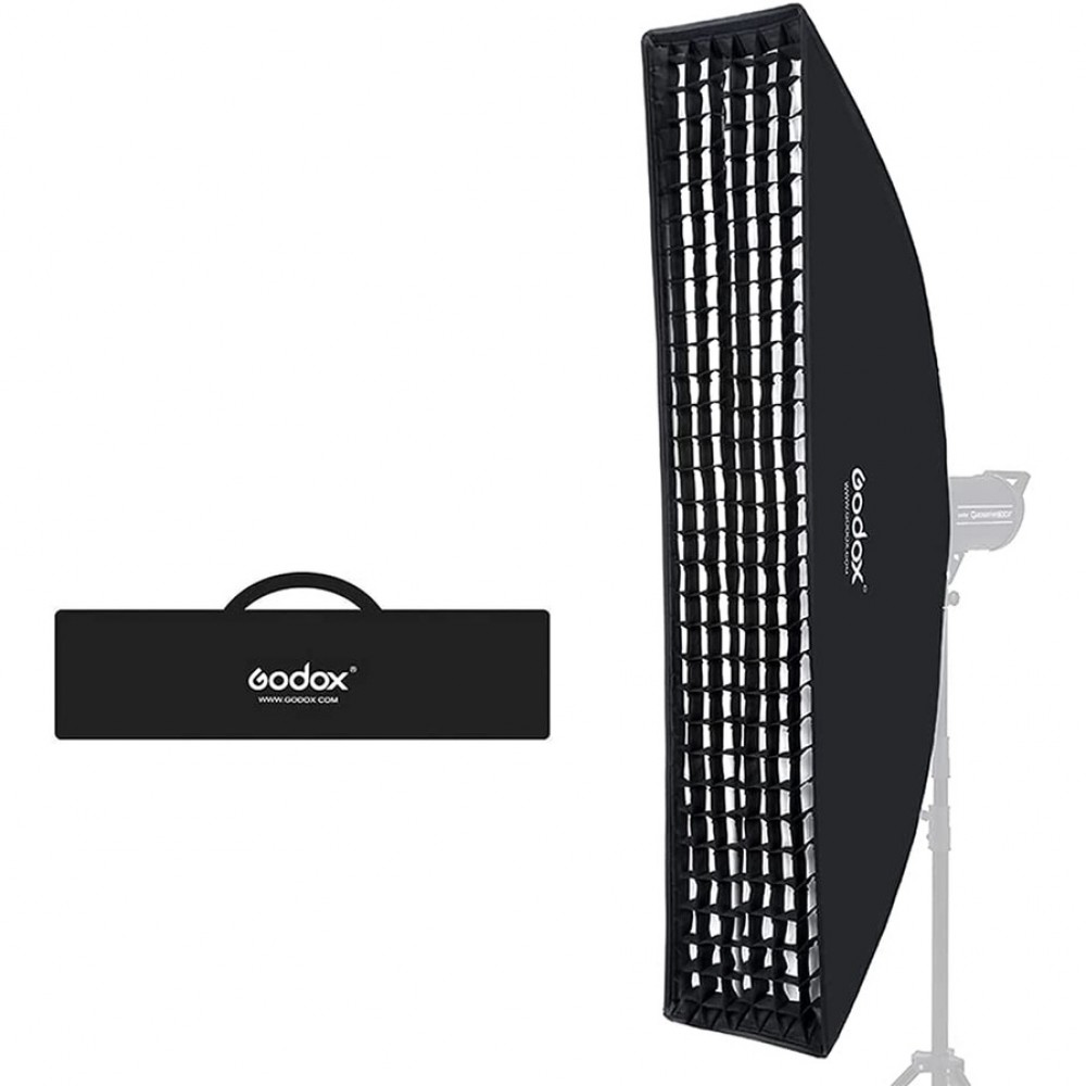 Godox SB-BW SB-FW 35X160 CM Strip Honeycomb Grid Rectangular Softbox Bowens Mount Godox SB-BW SB-FW 35X160 CM Strip Honeycomb Grid Rectangular Softbox Bowens Mount