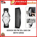 Godox SB-BW SB-FW 35X160 CM Strip Honeycomb Grid Rectangular Softbox Bowens Mount Godox SB-BW SB-FW 35X160 CM Strip Honeycomb Grid Rectangular Softbox Bowens Mount