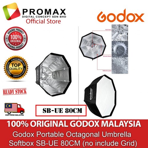 GODOX SB-UE SB-GUE Grid Bowens Softbox 80cm 100% Original GODOX
