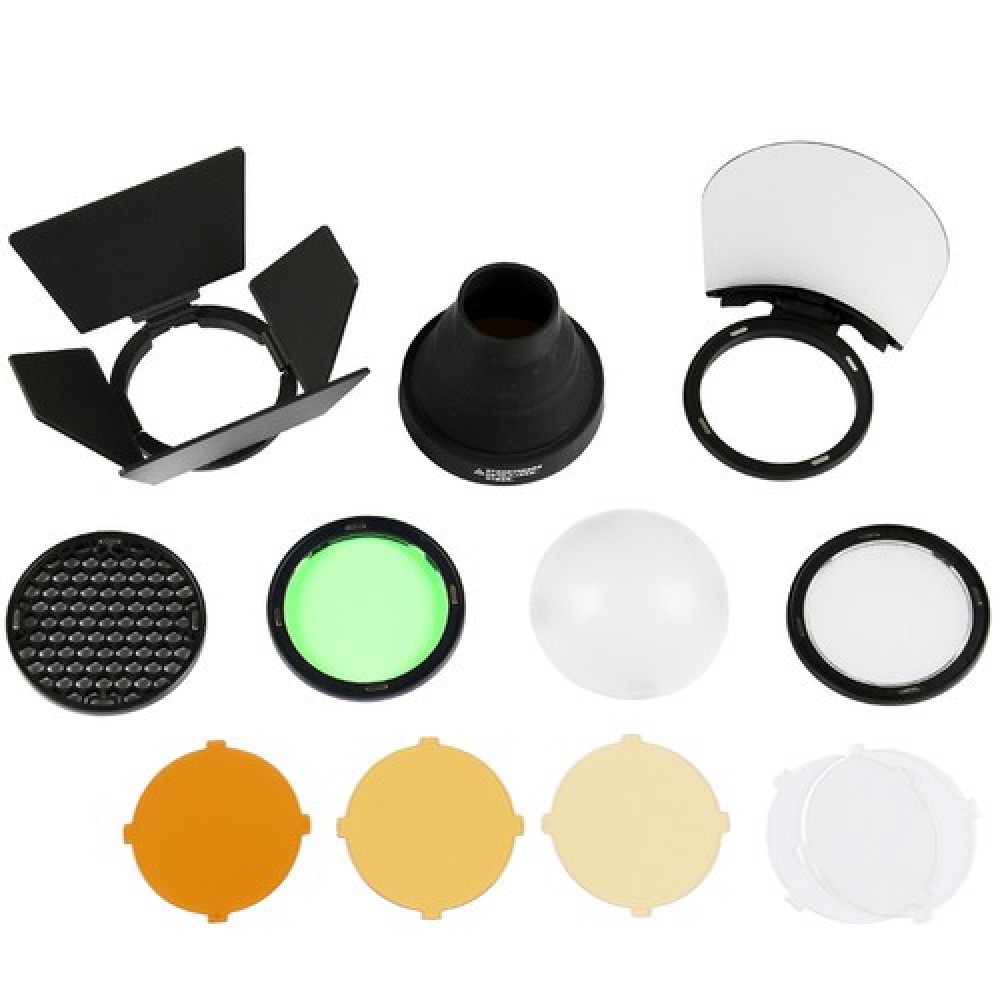 Godox AK‐R1 / S-R1 Round Flash Head Accessory Kit for V1 AD200 H200R Original GODOX Godox AK‐R1 / S-R1 Round Flash Head Accessory Kit for V1 AD200 H200R Original GODOX