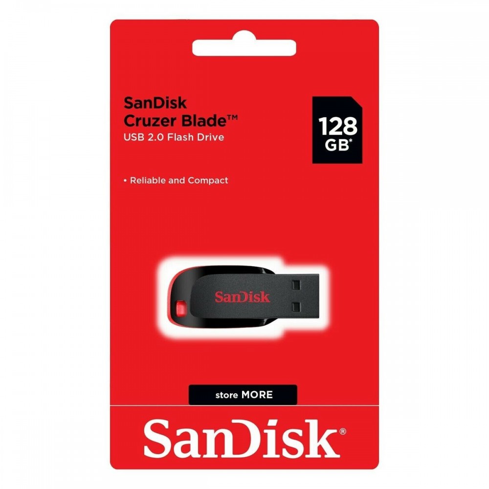 Sandisk Cruzer Blade USB 2.0 32GB 64GB 128GB Pendrive Sandisk Cruzer Blade USB 2.0 32GB 64GB 128GB Pendrive