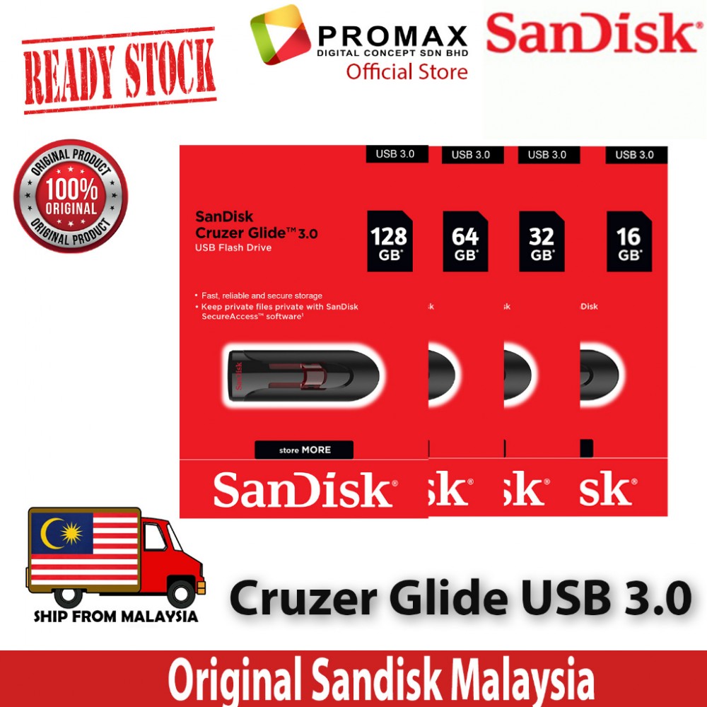 Sandisk Cruzer Glide USB 3.0 32GB 64GB 128GB Pendrive Sandisk Cruzer Glide USB 3.0 32GB 64GB 128GB Pendrive