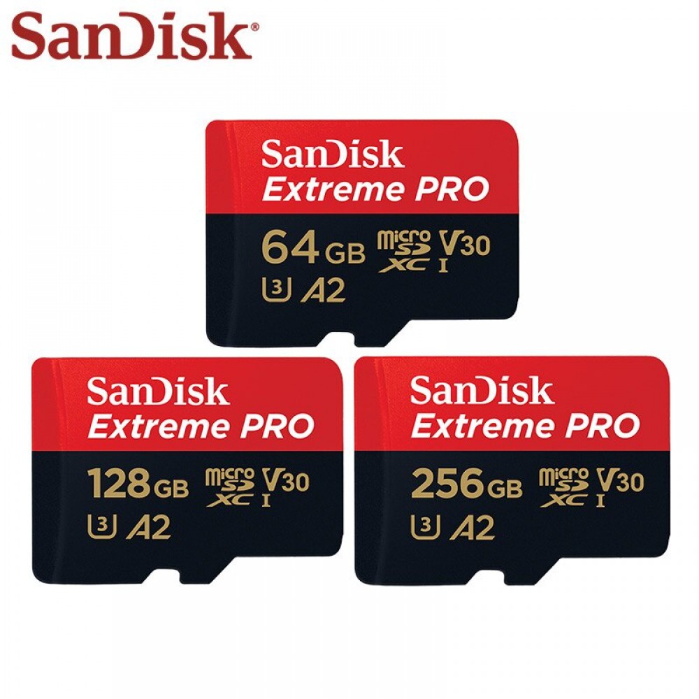 SanDisk Extreme Pro Micro SDXC Card 64GB 128GB 256GB 512GB 1TB Up to 200MB/s SanDisk Extreme Pro Micro SDXC Card 64GB 128GB 256GB 512GB 1TB Up to 200MB/s