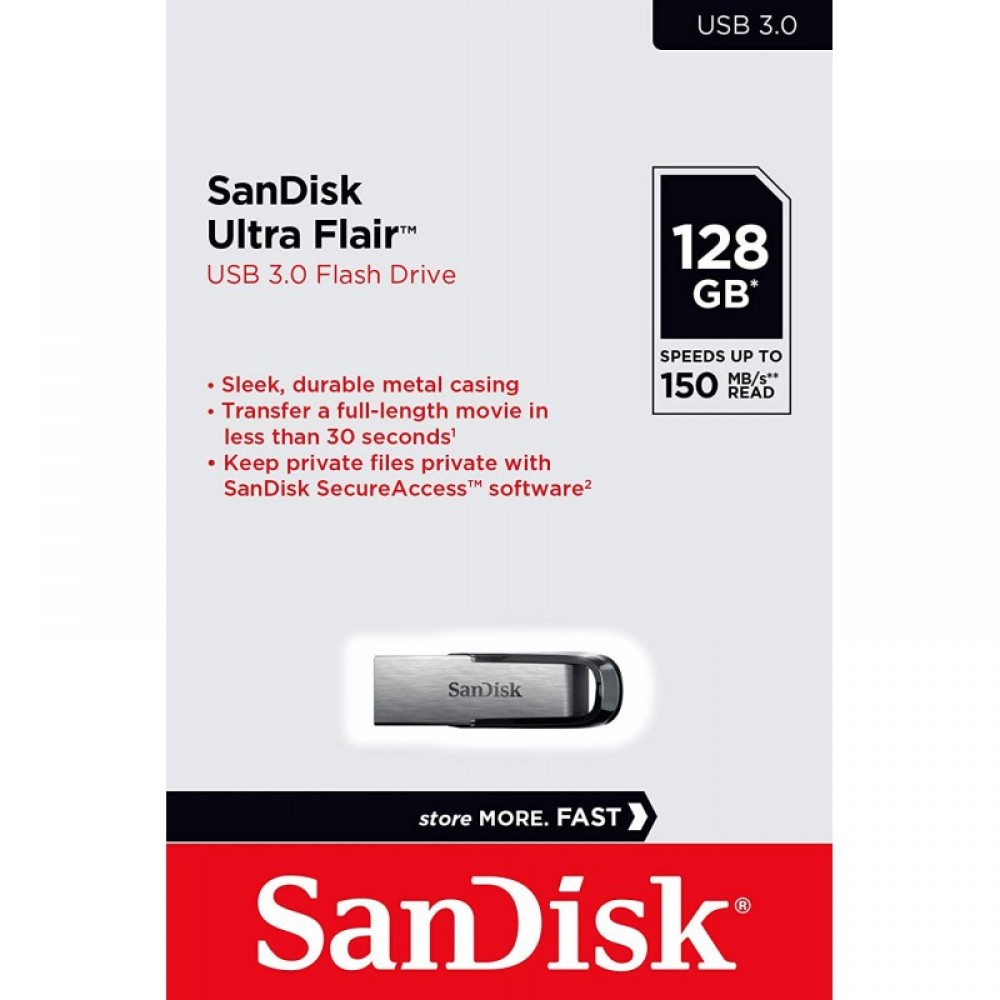 SanDisk Ultra Flair USB 3.0 Flash Drive CZ73 64GB / 128GB (SDCZ73-128G-I35) 150MB/S Pendrive SanDisk Ultra Flair USB 3.0 Flash Drive CZ73 64GB / 128GB (SDCZ73-128G-I35) 150MB/S Pendrive