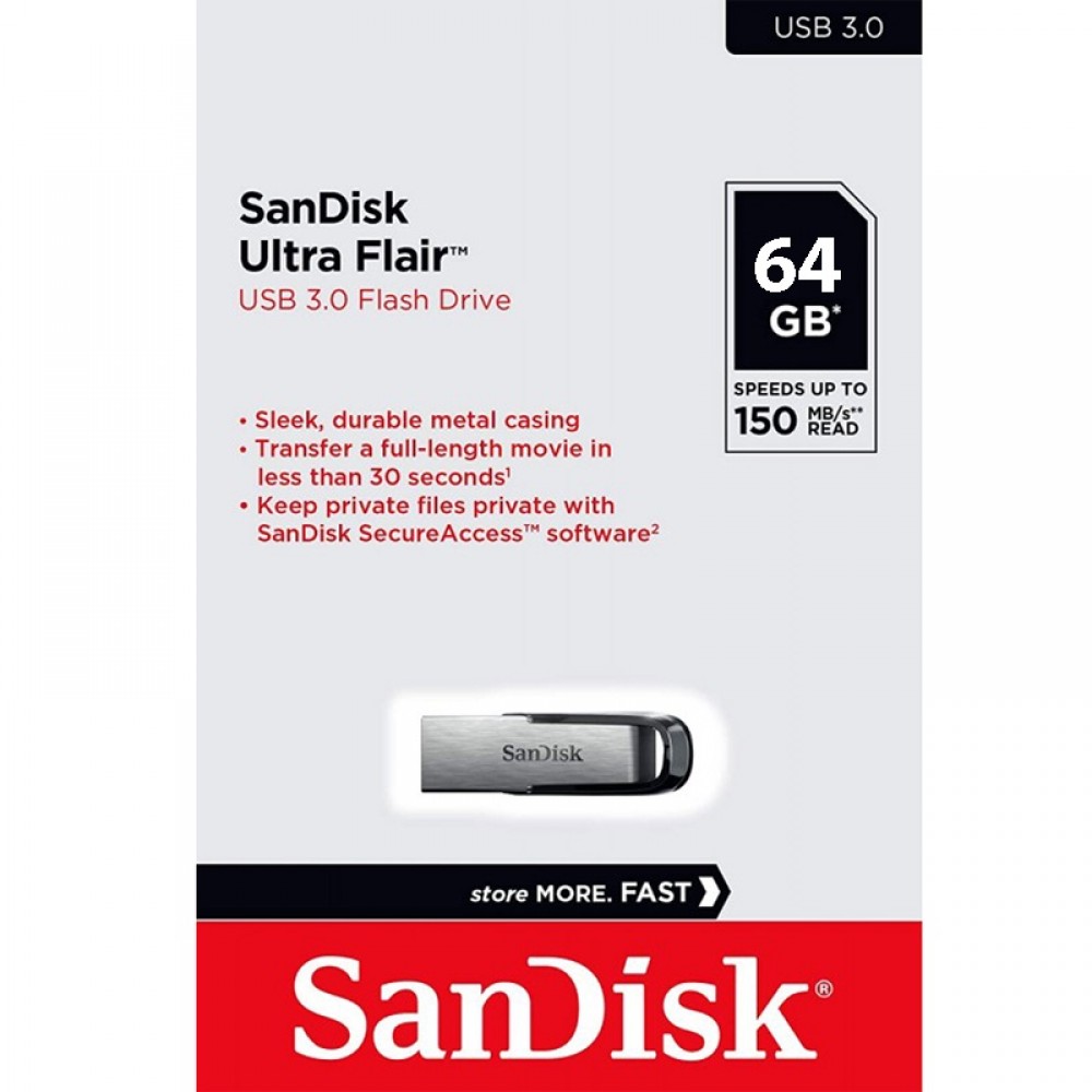 SanDisk Ultra Flair USB 3.0 Flash Drive CZ73 64GB / 128GB (SDCZ73-128G-I35) 150MB/S Pendrive SanDisk Ultra Flair USB 3.0 Flash Drive CZ73 64GB / 128GB (SDCZ73-128G-I35) 150MB/S Pendrive