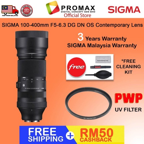 Sigma 100-400mm F5-6.3 DG DN OS for Sony E / FUJI X MOUNT 100% Original Sigma 3 Years Warranty
