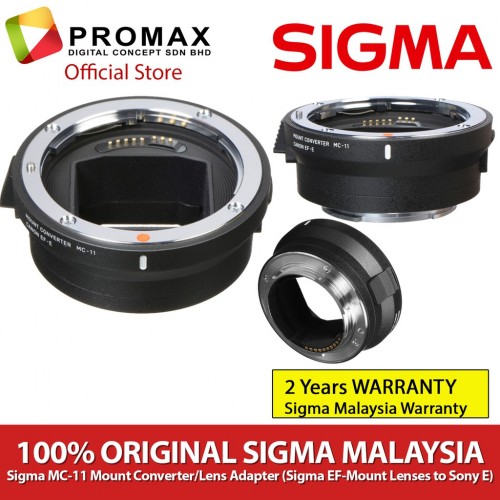 Sigma MC-11 Mount Converter/Lens Adapter (Sigma EF-Mount Lenses to Sony E) (100% ORIGINAL SIGMA)