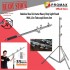 Stainless Steel 2.8 meter Heavy Duty Light Stand + telescopic boom arm for Studio