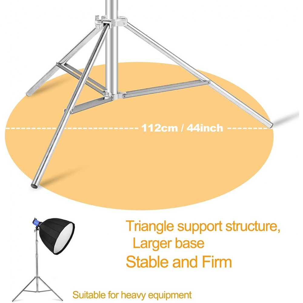 Stainless Steel 2.8 meter Heavy Duty Light Stand + telescopic boom arm for Studio Stainless Steel 2.8 meter Heavy Duty Light Stand + telescopic boom arm for Studio