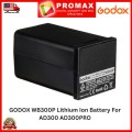 GODOX WB300P Lithium Ion Battery For AD300 AD300PRO -100% ORIGINAL GODOX WB300P Lithium Ion Battery For AD300 AD300PRO -100% ORIGINAL