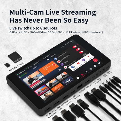 YoloBox Pro - All-in-One Multi-Camera Switching and Live Streaming System