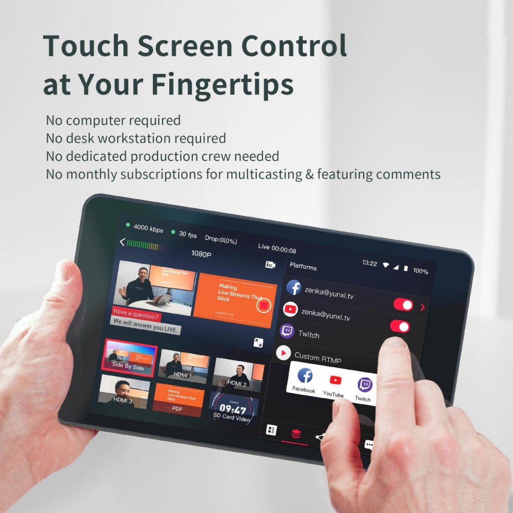 YoloBox Pro - All-in-One Multi-Camera Switching and Live Streaming System YoloBox Pro - All-in-One Multi-Camera Switching and Live Streaming System