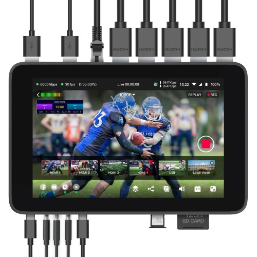 YoloBox Ultra - All-in-One Multicamera Live Streaming and Switching System